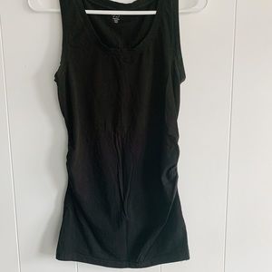GAP MATERNITY // black tank top